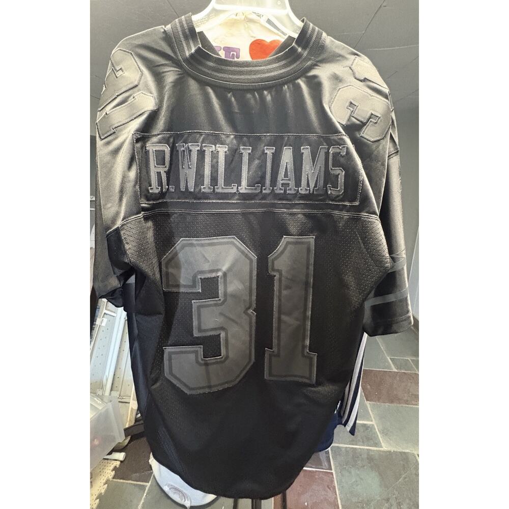 R. Williams Jersey Mens XL Roy Dallas Cowboys #31 Black NFL Reebok Rbk Authentic